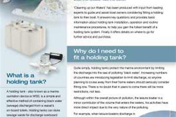 Dometic Marine Launches Guide to Holding Tanks