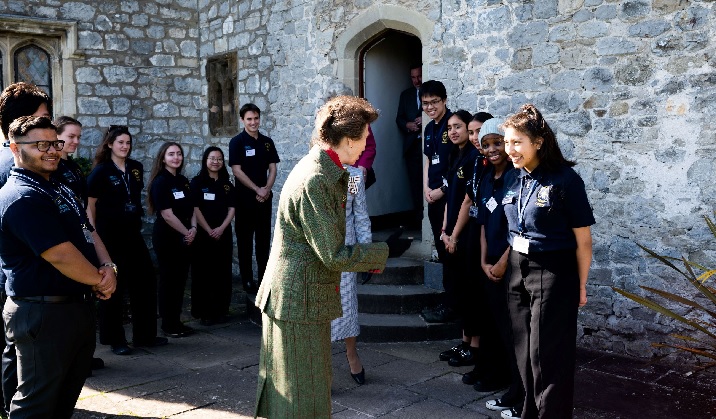 HRH The Princess Royal, NCI’s Royal Patron visited St Donat’s Bay station earlier this year  