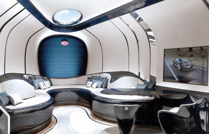 Saloon from Bugatti Niniette Superyacht