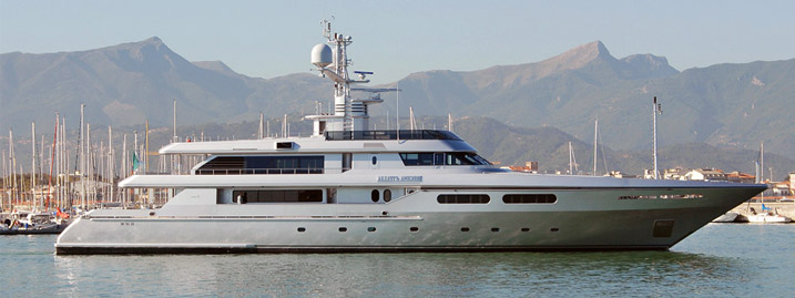 Domenico Dolce's and Stefano Gabbana's yacht.