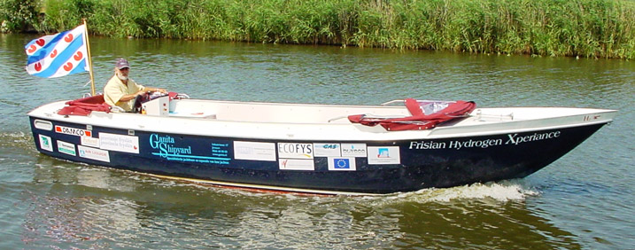 Xperiance hydrogen powered boat